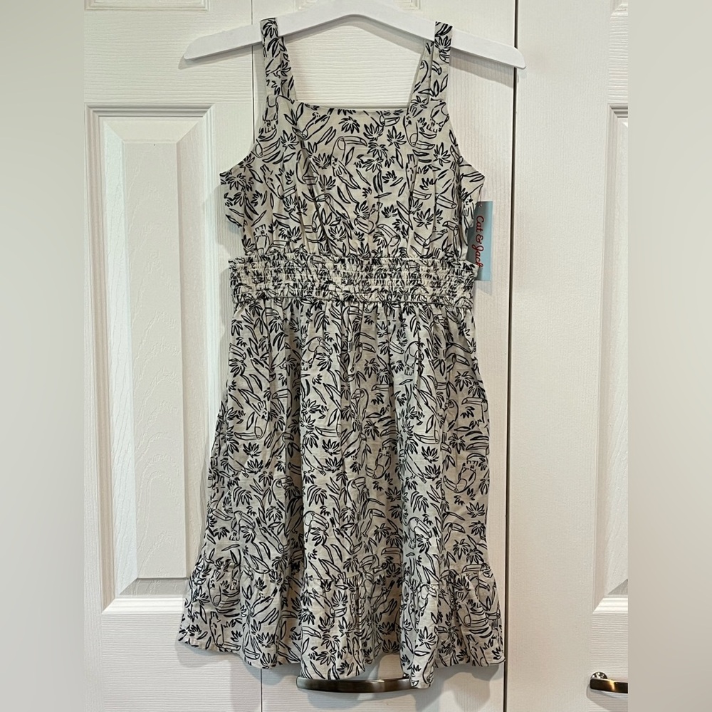 Cat & Jack NWT Black & White Toucan SunDress XS, M, L, XL